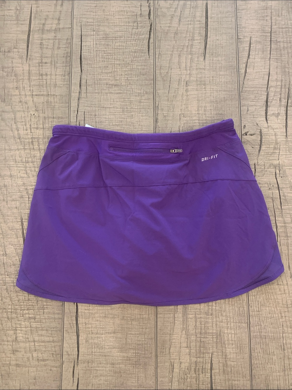 Nike Purple Dri-FIT Athletic Skort with White Swoosh - Picture 3 of 4